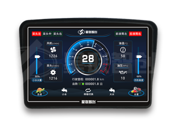 可触控工况显示器